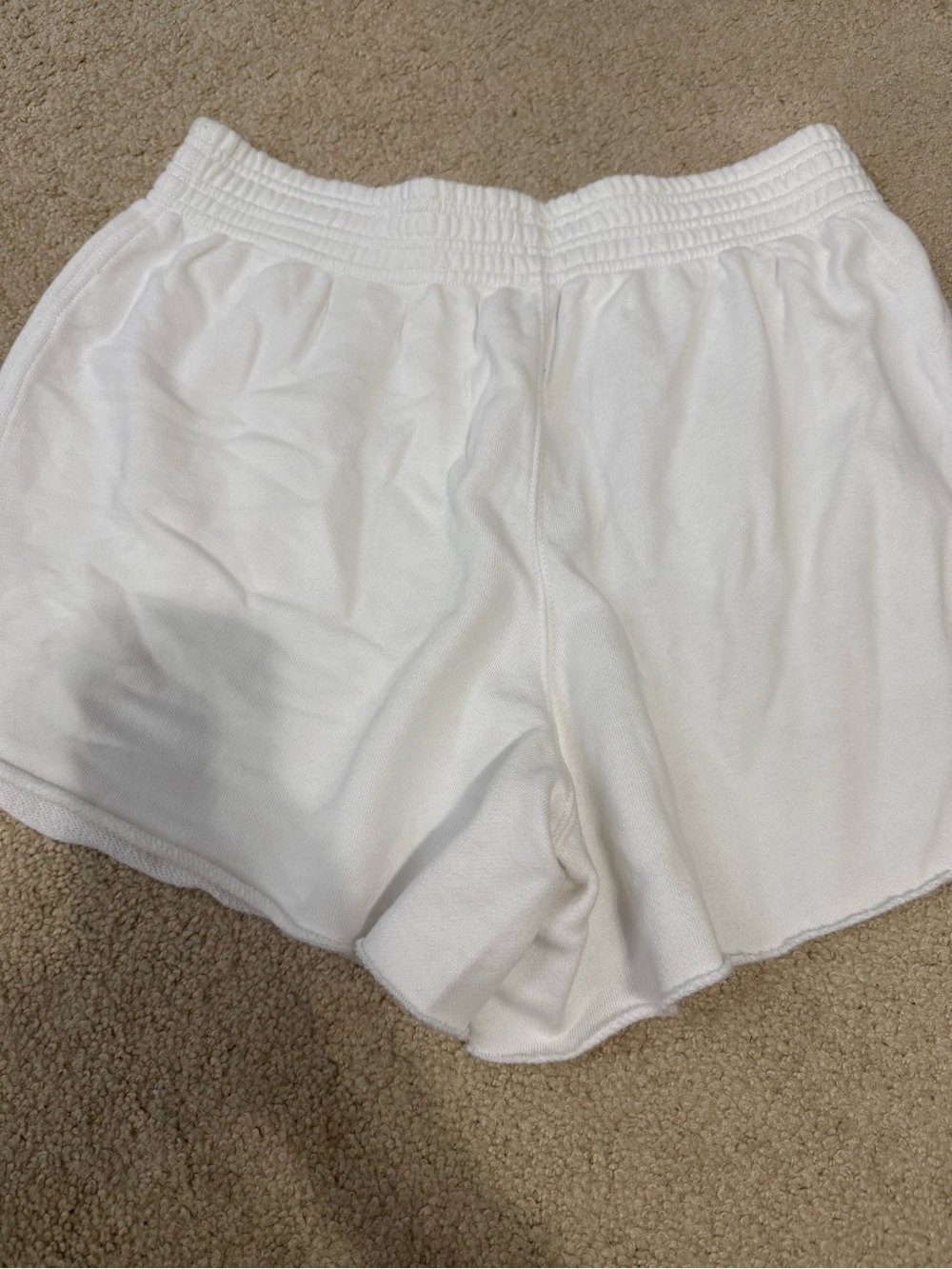 aerie White Athletic Lounge Shorts - Picture 4 of 4
